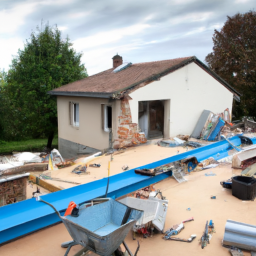 Extension de maison avec véranda-salle à manger Guipavas